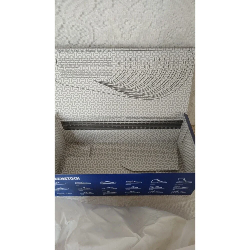 Size 38 Birkenstock EMPTY Shoe Box with Tissue and Card